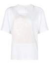 Chloé Oversized Printed Cotton-jersey T-shirt In White