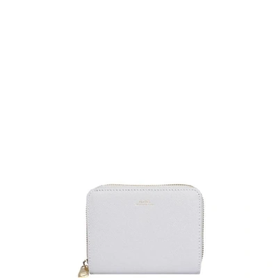 Apc A.p.c. Emmanuelle Compact Wallet In Grey