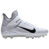 Nike Alpha Menace Pro 2 Mid Men's Football Cleats In White/black