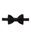Eton Textured Silk Pre-tied Bow Tie In Black