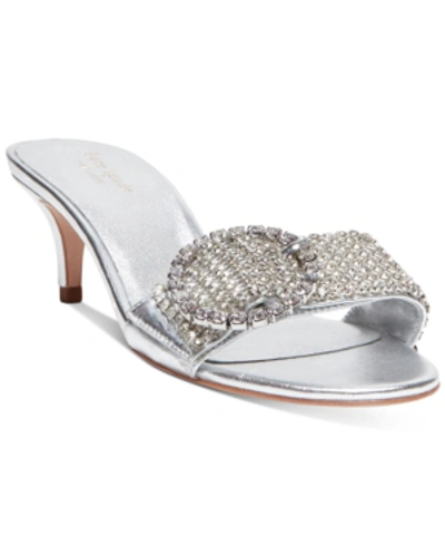 Kate Spade Seville Dress Sandals In Silver