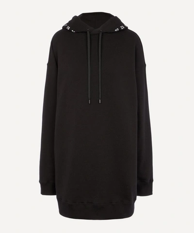 Maison Margiela Oversized Numbers Hoodie In Black