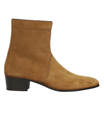 Carvil Tan Suede Dylan Boots In Brown