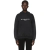 Givenchy Distressed Printed Cotton-jersey Hoodie In Black