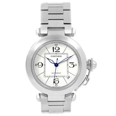 Cartier Pasha C 35 White Dial Stainless Steel Unisex Watch W31074m7 In Not Applicable