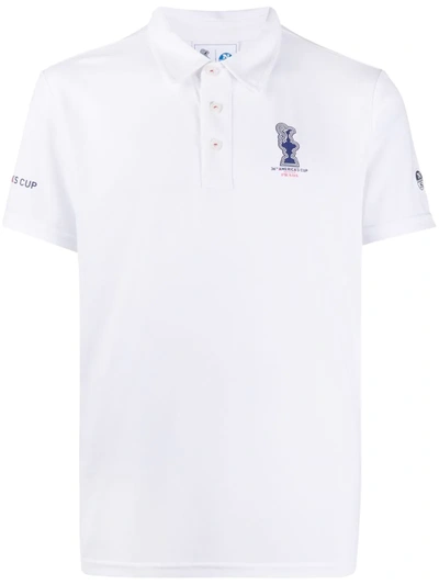Prada America's Cup Polo Shirt In White (white)