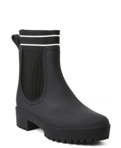 Catherine Malandrino Selbo Rain Bootie Women's Shoes In Black