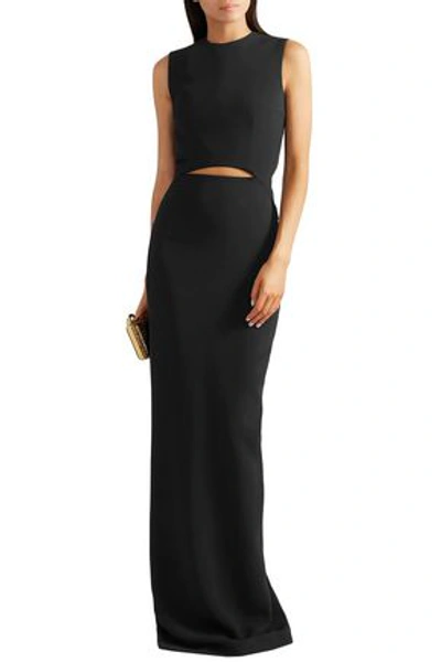 Tom Ford Cutout Cady Gown In Black