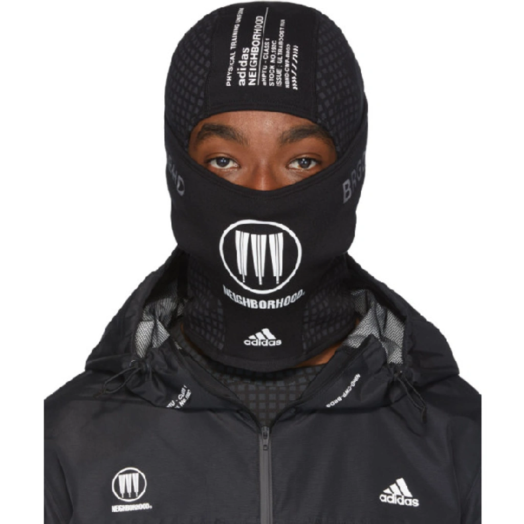 Adidas Originals Adidas X Neighborhood Black Logo Balaclava | ModeSens