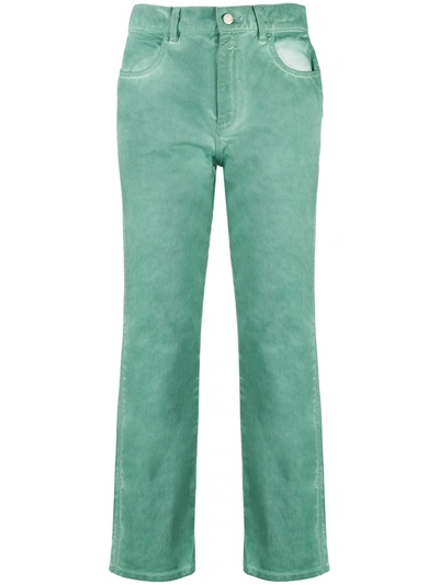 Roseanna Straight-leg Jeans In Green