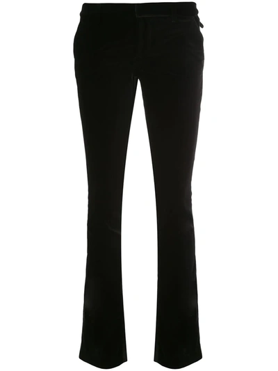Alice And Olivia Hayley Bootcut Trousers In Black