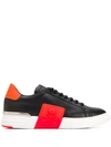 Philipp Plein Phantom Kick$ Low-top Sneakers In Black