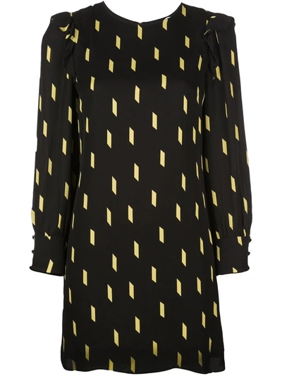 Alice And Olivia Beatrix Dress In Black