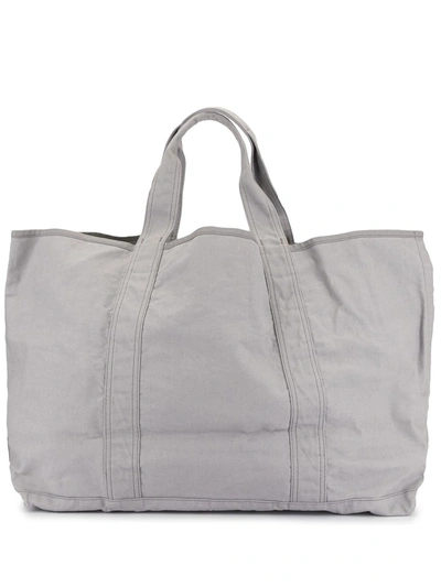 James Perse Large Shopping Tote In Grey