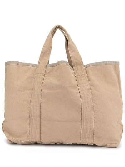 James Perse Large Shopping Tote In Brown