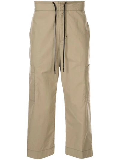 3.1 Phillip Lim / フィリップ リム Tie Waist Cropped Chinos In Brown