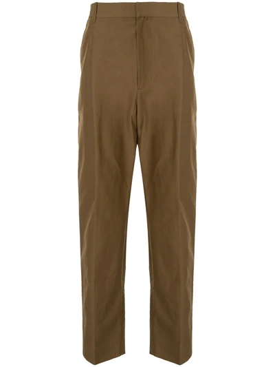 3.1 Phillip Lim / フィリップ リム Pleated Loose Fit Trousers In Brown