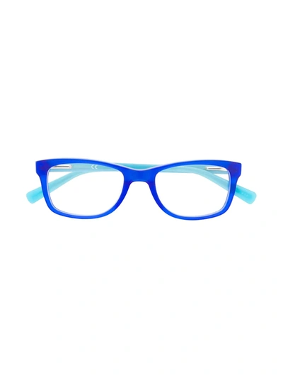 Nike Kids' Square Shaped Glasses In Blue