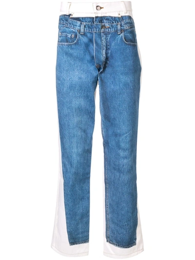 Andrea Crews Jeans-print Slim-fit Jeans In Blue