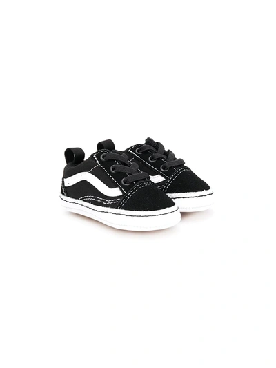 Vans Kids' Low Top Lace Up Sneakers In Black