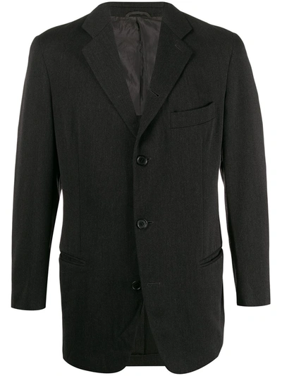 Pre-owned Giorgio Armani Three-button Blazer In Black