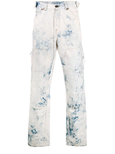 Off-white Reconstructed Carpenter Jeans In Blue