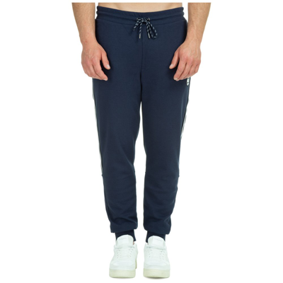 Michael Kors Drawstring Cotton Track Trousers In Blue
