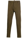 Dsquared2 Cool Guy Slim-fit Chinos In Green