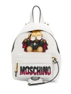 Moschino Bat Teddy Bear Mini Packback In White