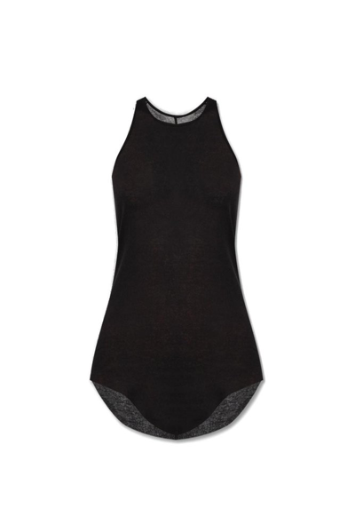 Rick Owens Tank Top In Black