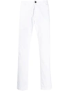 Dsquared2 Regular Fit Chino Trousers In White