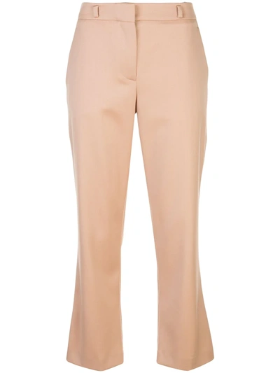 Sies Marjan Nastya Cropped Tailored Trousers In Neutrals