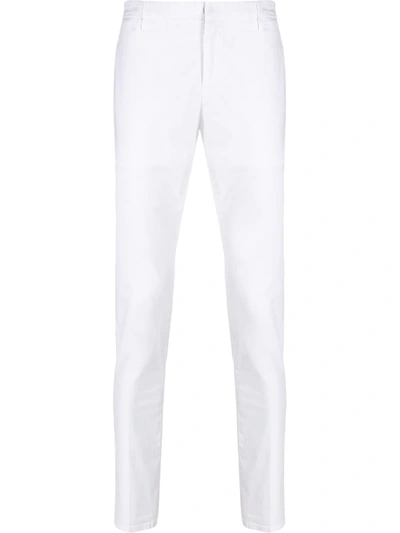 Dondup Slim-fit Tailored Trousers In White