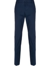 Dondup Slim-fit Tailored Trousers In Blue