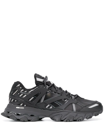 Reebok Dmx Trail Shadow Contrast Texture Sneakers In Black