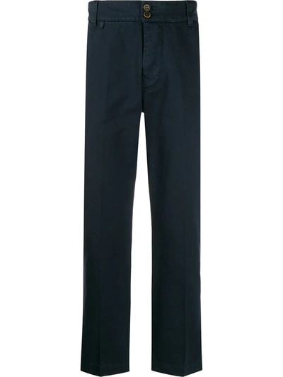 Vivienne Westwood Anglomania Straight Leg Trousers In Blue