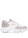 Prada White And Grey Cloudburst Thunder Sneakers In F095e