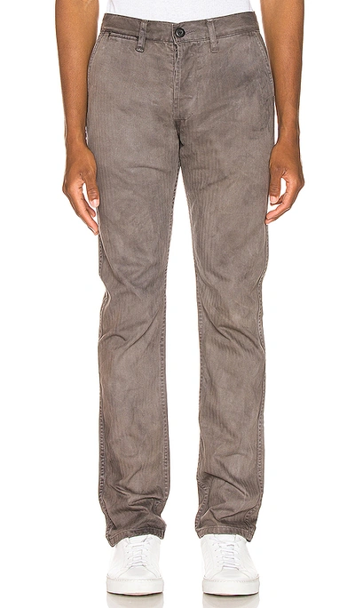 Alpha Industries Natural Dye Chino In Gray