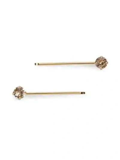 L Erickson Little Gem Bobby Pin In Golden Shadow Gold