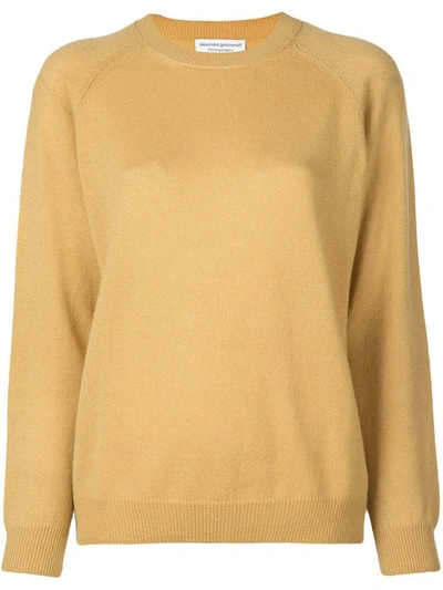 The Webster Classic Crewneck Sweater In Yellow