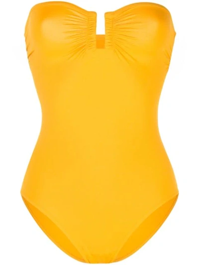 Eres Cassiopee One-piece Swimsuit Paillettes Yellow