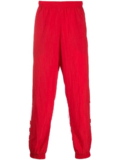 Adidas Originals Big Trefoil Track Trousers In Red