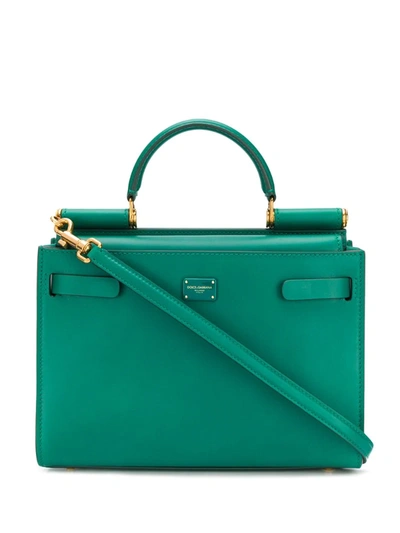 Dolce & Gabbana Box Tote Bag In Green