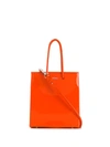 Medea Minimal Logo Tote In Red