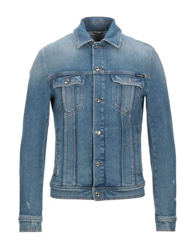 Dolce & Gabbana Denim Outerwear In Blue