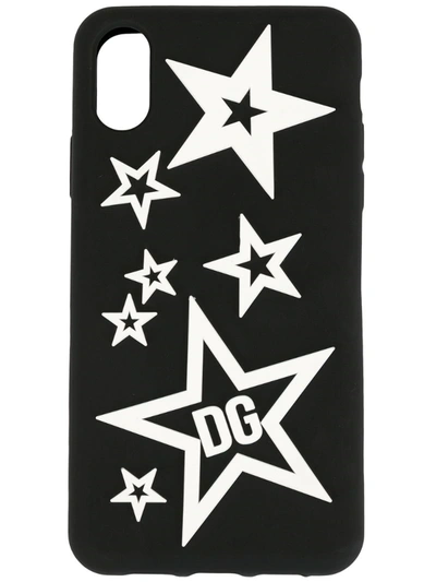 Dolce & Gabbana Mixed Star Iphone Xr Case In Black
