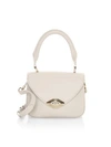 Furla Mini Eye Leather Top Handle Bag In Perla E (white)