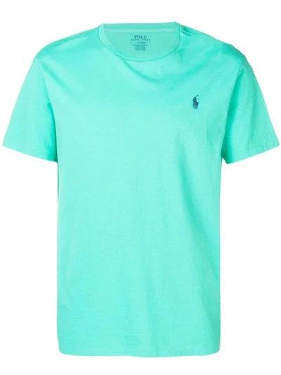 Polo Ralph Lauren Embroidered Logo T-shirt In Green