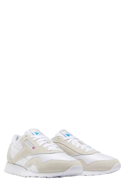Reebok Classic Nylon Sneakers In White 6390