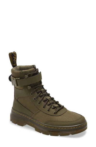 Dr. Martens' Combs Tech Boot In Khaki-green In Dms Olive